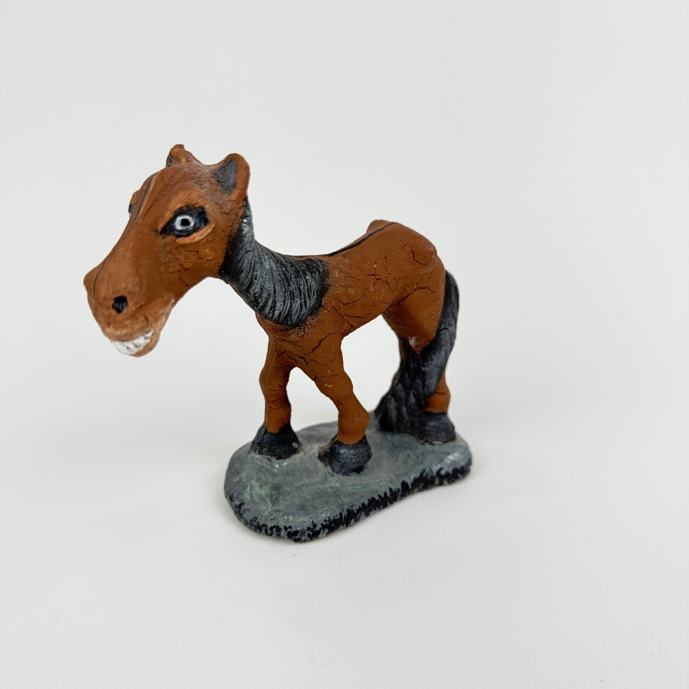 Vintage 1950s‎ Syroco Clay Hungry Horse Figurine
